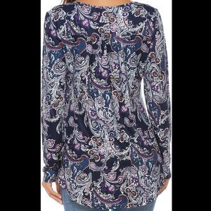 Halife Paisley Long Sleeve Tunic Size L